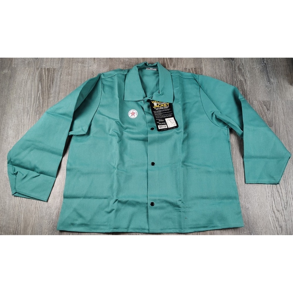 Tillman 6230 XXL Firestop Welding Jacket 30" 9oz Green Flame Resistant Proban FR